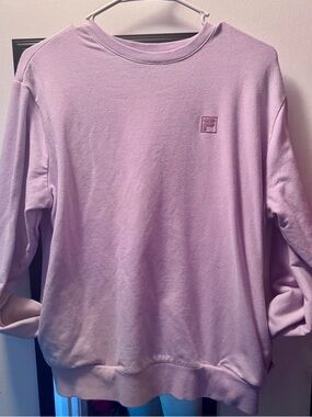FILA Lavender Crewneck Sweatshirt with Branded Neck Label with POCKETS!